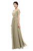 ColsBM Skylar Candied Ginger Bridesmaid Dresses Spaghetti Sexy Zip up Floor Length A-line Pleated