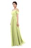 ColsBM Skylar Lime Green Bridesmaid Dresses Spaghetti Sexy Zip up Floor Length A-line Pleated