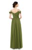 ColsBM Skylar Olive Green Bridesmaid Dresses Spaghetti Sexy Zip up Floor Length A-line Pleated