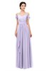 ColsBM Skylar Pastel Lilac Bridesmaid Dresses Spaghetti Sexy Zip up Floor Length A-line Pleated