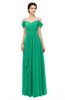 ColsBM Skylar Sea Green Bridesmaid Dresses Spaghetti Sexy Zip up Floor Length A-line Pleated