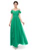 ColsBM Skylar Sea Green Bridesmaid Dresses Spaghetti Sexy Zip up Floor Length A-line Pleated