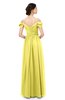 ColsBM Skylar Yellow Iris Bridesmaid Dresses Spaghetti Sexy Zip up Floor Length A-line Pleated