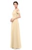 ColsBM Lydia Apricot Gelato Bridesmaid Dresses Sweetheart A-line Floor Length Modern Ruching Short Sleeve