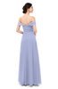 ColsBM Lydia Blue Heron Bridesmaid Dresses Sweetheart A-line Floor Length Modern Ruching Short Sleeve