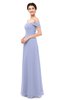 ColsBM Lydia Blue Heron Bridesmaid Dresses Sweetheart A-line Floor Length Modern Ruching Short Sleeve