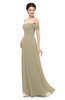 ColsBM Lydia Candied Ginger Bridesmaid Dresses Sweetheart A-line Floor Length Modern Ruching Short Sleeve