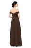 ColsBM Lydia Copper Bridesmaid Dresses Sweetheart A-line Floor Length Modern Ruching Short Sleeve