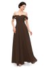 ColsBM Lydia Copper Bridesmaid Dresses Sweetheart A-line Floor Length Modern Ruching Short Sleeve