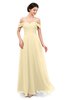 ColsBM Lydia Cornhusk Bridesmaid Dresses Sweetheart A-line Floor Length Modern Ruching Short Sleeve