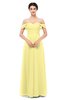 ColsBM Lydia Daffodil Bridesmaid Dresses Sweetheart A-line Floor Length Modern Ruching Short Sleeve