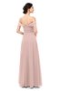 ColsBM Lydia Dusty Rose Bridesmaid Dresses Sweetheart A-line Floor Length Modern Ruching Short Sleeve