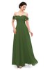 ColsBM Lydia Garden Green Bridesmaid Dresses Sweetheart A-line Floor Length Modern Ruching Short Sleeve