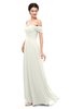 ColsBM Lydia Ivory Bridesmaid Dresses Sweetheart A-line Floor Length Modern Ruching Short Sleeve
