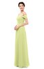 ColsBM Lydia Lime Green Bridesmaid Dresses Sweetheart A-line Floor Length Modern Ruching Short Sleeve