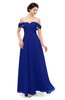 ColsBM Lydia Nautical Blue Bridesmaid Dresses Sweetheart A-line Floor Length Modern Ruching Short Sleeve