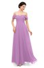 ColsBM Lydia Orchid Bridesmaid Dresses Sweetheart A-line Floor Length Modern Ruching Short Sleeve