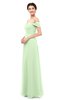 ColsBM Lydia Pale Green Bridesmaid Dresses Sweetheart A-line Floor Length Modern Ruching Short Sleeve
