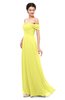 ColsBM Lydia Pale Yellow Bridesmaid Dresses Sweetheart A-line Floor Length Modern Ruching Short Sleeve