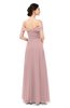 ColsBM Lydia Silver Pink Bridesmaid Dresses Sweetheart A-line Floor Length Modern Ruching Short Sleeve