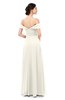 ColsBM Lydia Whisper White Bridesmaid Dresses Sweetheart A-line Floor Length Modern Ruching Short Sleeve