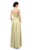 ColsBM Marley Anise Flower Bridesmaid Dresses Floor Length Illusion Sleeveless Ruching Romantic A-line