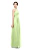 ColsBM Marley Butterfly Bridesmaid Dresses Floor Length Illusion Sleeveless Ruching Romantic A-line