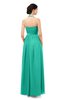 ColsBM Marley Ceramic Bridesmaid Dresses Floor Length Illusion Sleeveless Ruching Romantic A-line