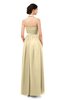 ColsBM Marley Cornhusk Bridesmaid Dresses Floor Length Illusion Sleeveless Ruching Romantic A-line