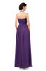 ColsBM Marley Dark Purple Bridesmaid Dresses Floor Length Illusion Sleeveless Ruching Romantic A-line