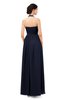 ColsBM Marley Dark Sapphire Bridesmaid Dresses Floor Length Illusion Sleeveless Ruching Romantic A-line