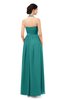 ColsBM Marley Emerald Green Bridesmaid Dresses Floor Length Illusion Sleeveless Ruching Romantic A-line