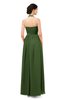 ColsBM Marley Garden Green Bridesmaid Dresses Floor Length Illusion Sleeveless Ruching Romantic A-line