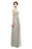 ColsBM Marley Hushed Violet Bridesmaid Dresses Floor Length Illusion Sleeveless Ruching Romantic A-line