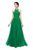 ColsBM Marley Jelly Bean Bridesmaid Dresses Floor Length Illusion Sleeveless Ruching Romantic A-line