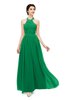ColsBM Marley Jelly Bean Bridesmaid Dresses Floor Length Illusion Sleeveless Ruching Romantic A-line