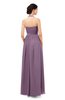 ColsBM Marley Mauve Bridesmaid Dresses Floor Length Illusion Sleeveless Ruching Romantic A-line