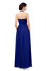 ColsBM Marley Nautical Blue Bridesmaid Dresses Floor Length Illusion Sleeveless Ruching Romantic A-line