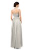 ColsBM Marley Off White Bridesmaid Dresses Floor Length Illusion Sleeveless Ruching Romantic A-line