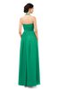 ColsBM Marley Pepper Green Bridesmaid Dresses Floor Length Illusion Sleeveless Ruching Romantic A-line