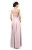 ColsBM Marley Petal Pink Bridesmaid Dresses Floor Length Illusion Sleeveless Ruching Romantic A-line