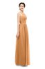 ColsBM Marley Pheasant Bridesmaid Dresses Floor Length Illusion Sleeveless Ruching Romantic A-line