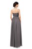ColsBM Marley Ridge Grey Bridesmaid Dresses Floor Length Illusion Sleeveless Ruching Romantic A-line