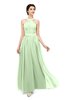 ColsBM Marley Seacrest Bridesmaid Dresses Floor Length Illusion Sleeveless Ruching Romantic A-line