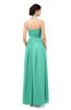 ColsBM Marley Seafoam Green Bridesmaid Dresses Floor Length Illusion Sleeveless Ruching Romantic A-line