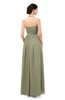 ColsBM Marley Sponge Bridesmaid Dresses Floor Length Illusion Sleeveless Ruching Romantic A-line