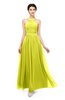 ColsBM Marley Sulphur Spring Bridesmaid Dresses Floor Length Illusion Sleeveless Ruching Romantic A-line