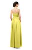 ColsBM Marley Yellow Iris Bridesmaid Dresses Floor Length Illusion Sleeveless Ruching Romantic A-line