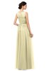 ColsBM Skyler Anise Flower Bridesmaid Dresses Sheer A-line Sleeveless Classic Ruching Zipper