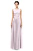 ColsBM Skyler Blush Bridesmaid Dresses Sheer A-line Sleeveless Classic Ruching Zipper